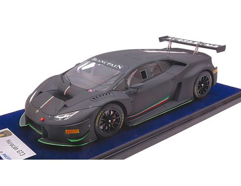 Looksmart LS1805G LAMBORGHINI HURACAN GT3 MATT BLACK 1:18 Modellino