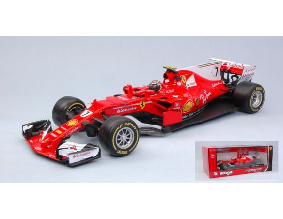 Bburago BU10271 FERRARI SF7-H K.RAIKKONEN 2017 N.7 1:18 Modellino