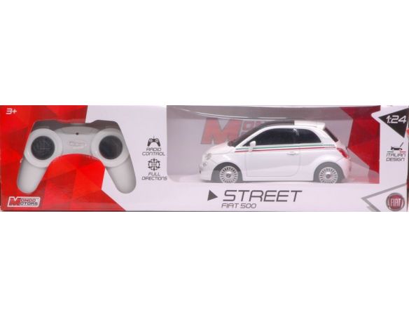 Mondo Motors MM63001W FIAT NUOVA 500 WHITE RADIOCOMANDO 1:24 Modellino