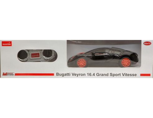 Mondo Motors MM63261BK BUGATTI GRAN SPORT BLACK RADIOCOMANDO 1:24 Modellino