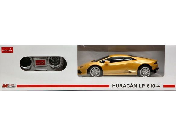 Mondo Motors MM63303Y LAMBORGHINI HURACAN YELLOW METALLIC RADIOCOMANDO 1:24 Modellino