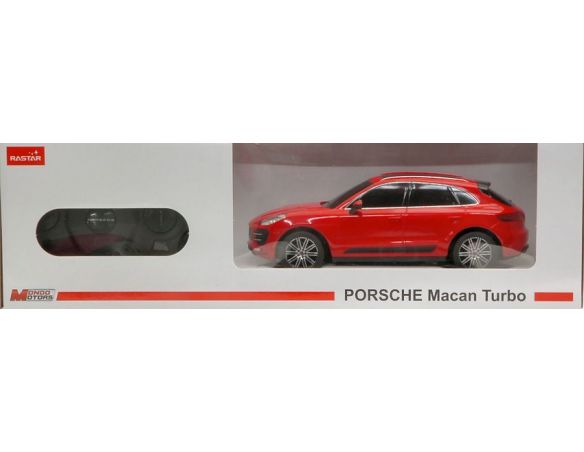 Mondo Motors MM63380R PORSCHE MACAN RED RADIOCOMANDO 1:24 Modellino