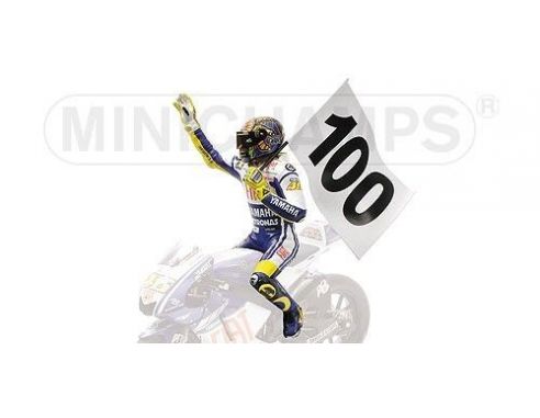 Minichamps PM312090176 FIGURA V.ROSSI 2009 ASSEN C/BANDIERA 1:12 Modellino