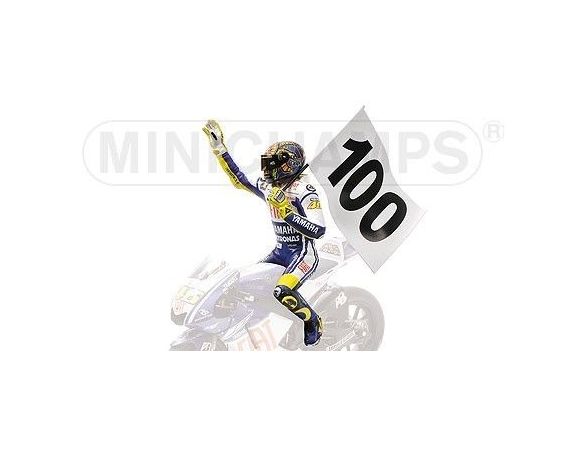 Minichamps PM312090176 FIGURA V.ROSSI 2009 ASSEN C/BANDIERA 1:12 Modellino