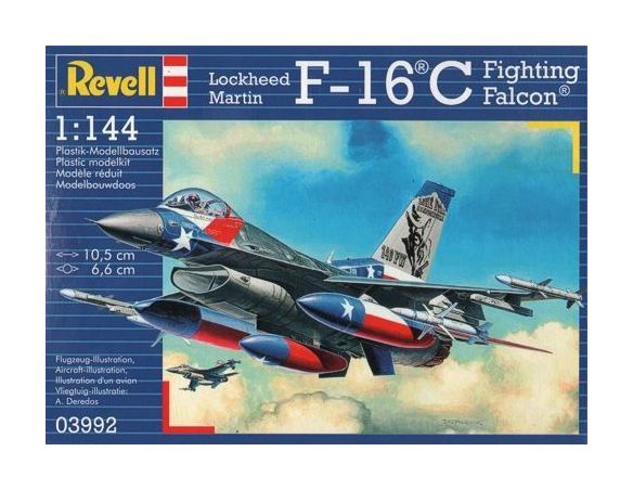 REVELL 03992 F-16C FIGHTING FALCON 1:144 KIT Modellino