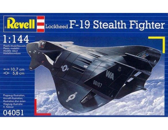 REVELL 04051 F-19 STEALTH FIGHTER 1:144 KIT Modellino