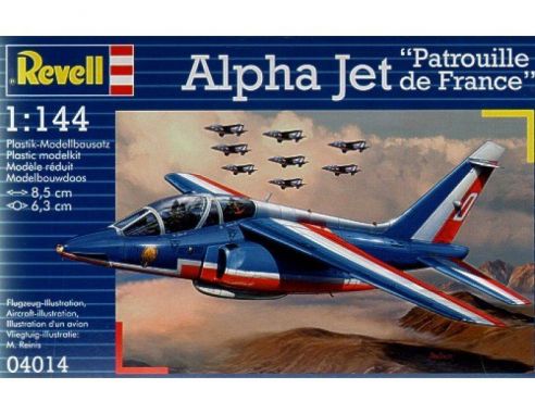 REVELL 04014 ALPHA JET PATROUILLE DE FRANCE 1:144 KIT Modellino
