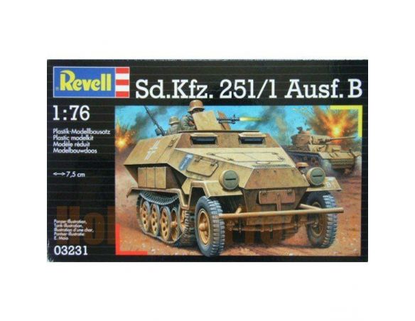 REVELL 03231 SD.KFZ.251/1 AUSF. B 1:76 KIT Modellino