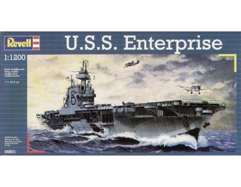 Revell 05801 NAVE U.S.S. ENTERPRISE 1:1200 Modellino