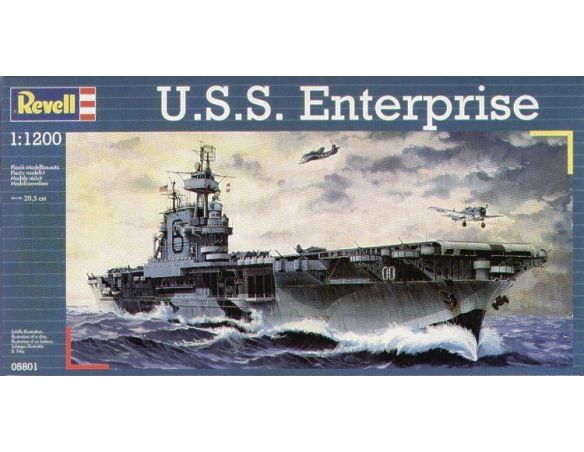 Revell 05801 NAVE U.S.S. ENTERPRISE 1:1200 Modellino