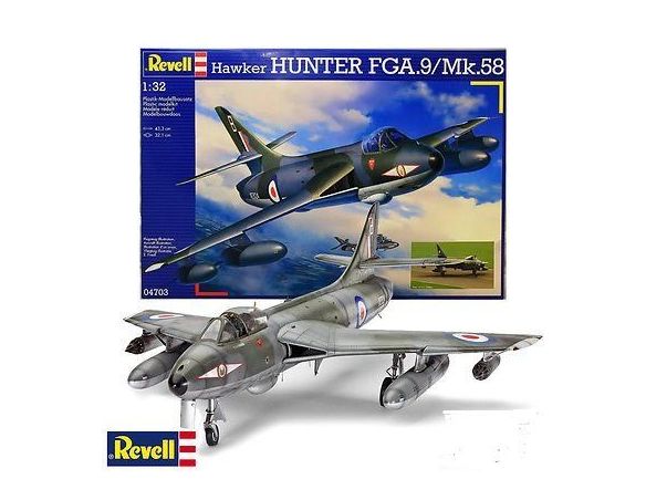 Revell 04703 HUNTER FGA 9 MK.58 1:32 Modellino