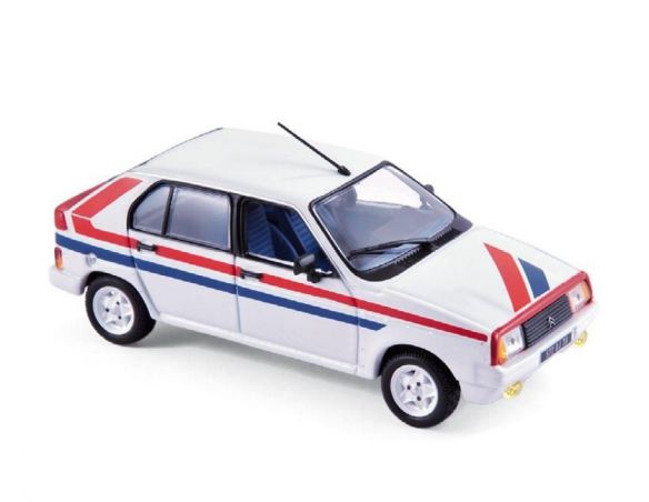 Norev NV150942 CITROEN VISA II CHRONO 1982 WHITE/RED/BLUE 1:43 Modellino