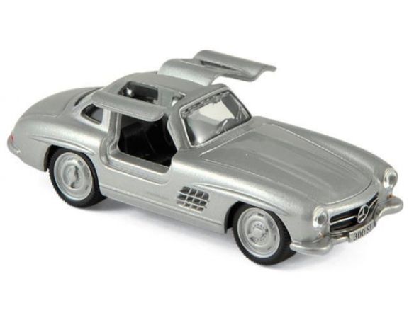 Norev NV310702 MERCEDES 300 SL 1955 SILVER 1:64 Modellino