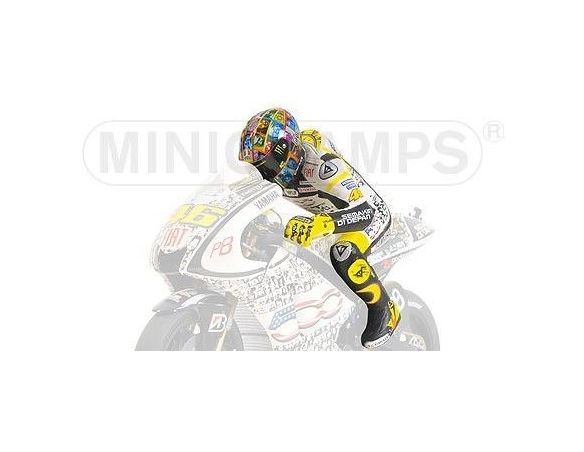 Minichamps PM312100146 FIGURA V.ROSSI 2010 LAGUNA SECA WITH STAND 1:12 Modellino