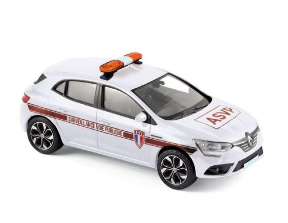 Norev NV517723 RENAULT MEGANE 2016 ASVP AGENT DE SURVEILLANCE DE LA VOIE PUBLIQUE 1:43 Modellino
