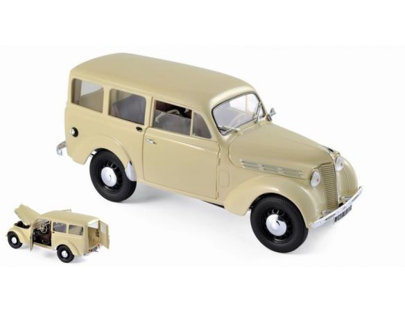 Norev NV185260 RENAULT BREAK JUVAQUATRE 300 kg 1951 IVORY 1:18 Modellino