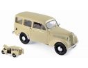 Norev NV185260 RENAULT BREAK JUVAQUATRE 300 kg 1951 IVORY 1:18 Modellino
