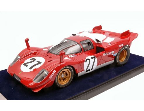Looksmart LS1808B FERRARI 512 S N.27 ACCIDENT 24 H DAYTONA 1970 J.ICKX-P.SCHETTY 1:18 Modellino