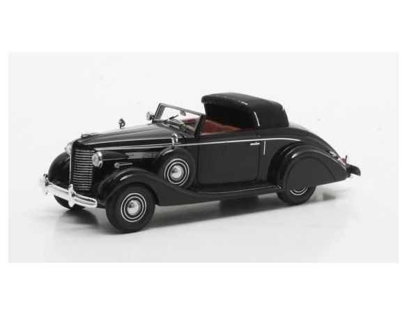 Matrix MX50206-061 BUICK SERIES 40 LANCEFIELD DROP HEAD 1938 BLACK 1:43 Modellino