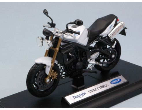 Welly WE38511E TRIUMPH STREET TRIPLE 1:18 Modellino