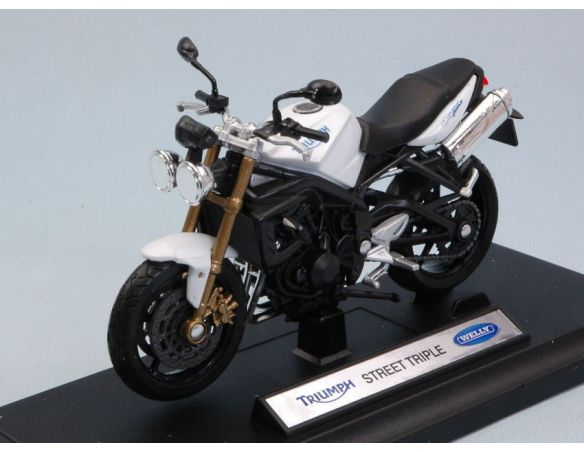 Welly WE38511E TRIUMPH STREET TRIPLE 1:18 Modellino