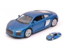 Welly WE38513A AUDI R8 V10 2016 METALLIC BLUE cm 11 Modellino