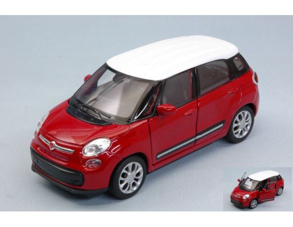 Welly WE38513P FIAT 500L 2013 RED cm 11 Modellino