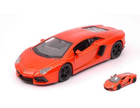 Welly WE38514D LAMBORGHINI AVENTADOR LP700-4 ORANGE cm 11 Modellino