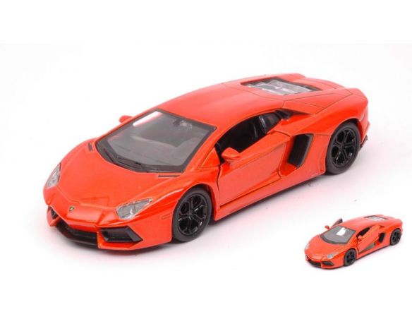 Welly WE38514D LAMBORGHINI AVENTADOR LP700-4 ORANGE cm 11 Modellino