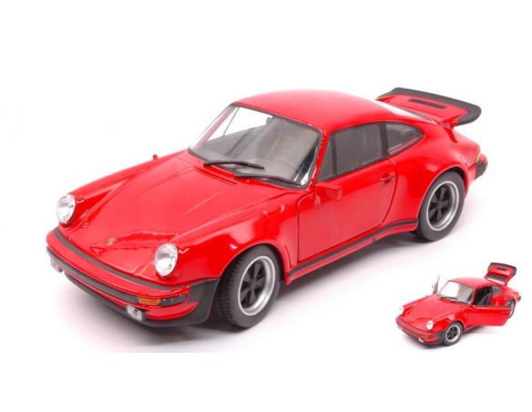 Welly WE4043R PORSCHE 911 TURBO 3.0 1974 RED 1:24 Modellino