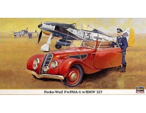 HASEGAWA 9755 FOCKE-WULF FW190A-5 W/BMW 327 1:48 KIT Modellino