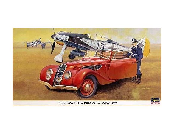 HASEGAWA 9755 FOCKE-WULF FW190A-5 W/BMW 327 1:48 KIT Modellino