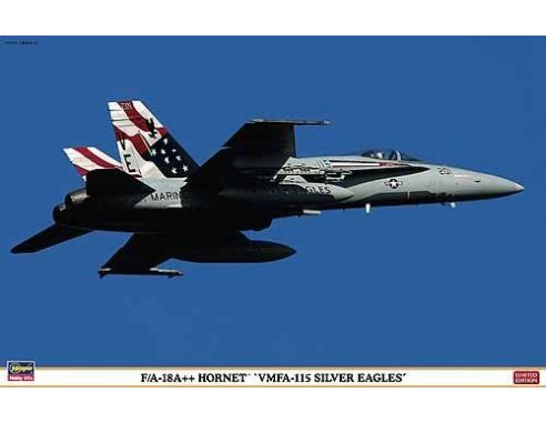 HASEGAWA 9920 F/A 18A++ HORNET VMFA 115 SILVER EAGLES 1:48 KIT Modellino
