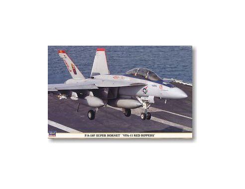 HASEGAWA 9898 F/A-18F SUPER HORNET VFA-11 RED RIPPERS 1:48 KIT Modellino
