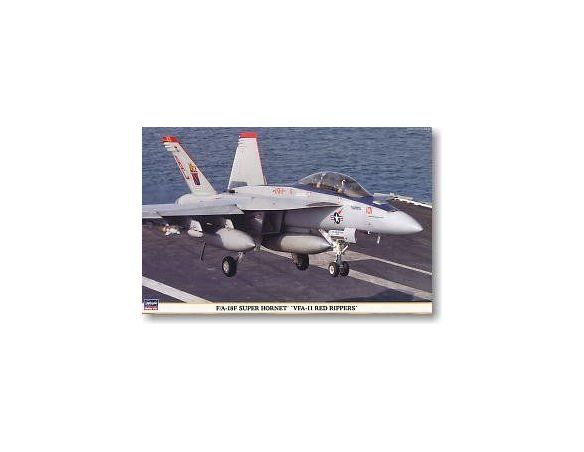 HASEGAWA 9898 F/A-18F SUPER HORNET VFA-11 RED RIPPERS 1:48 KIT Modellino
