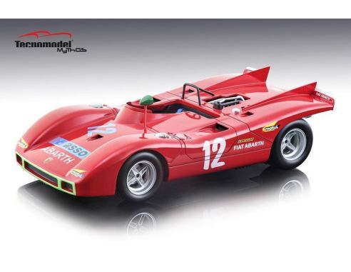 Tecnomodel TMD1859B ABARTH 2000 SP N.12  DNF TARGA FLORIO 1971 TARAMAZZO-OSTINI 1:18 Modellino