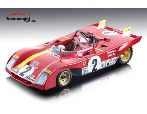 Tecnomodel TMD1861B FERRARI 312 PB N.2 WINNER 24 h DAYTONA 1972 ANDRETTI-ICKX 1:18 Modellino