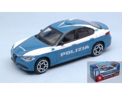 Bburago BU30387 ALFA ROMEO GIULIA 2016 POLIZIA 1:43 Modellino