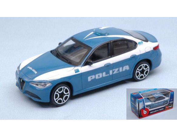 Bburago BU30387 ALFA ROMEO GIULIA 2016 POLIZIA 1:43 Modellino