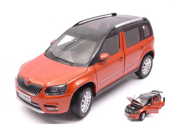 Abrex AB18031SF SKODA YETI FL 2013 ORANGE METALLIC 1:18 Modellino