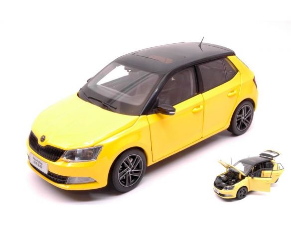 Abrex AB18034SG SKODA FABIA III 2015 YELLOW 1:18 Modellino