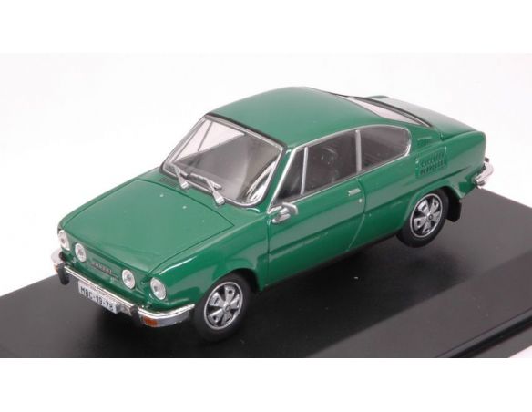 Abrex AB707QF SKODA 110R COUPE' 1978 GREEN 1:43 Modellino