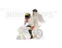 Minichamps PM312990096 FIGURA V.ROSSI 1999 + ANGEL WORLD CHAMPION 1:12 Modellino