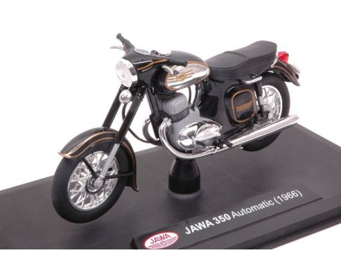 Abrex ABM002F MOTO JAWA 350 AUTOMATIC 1966 BLACK 1:18 Modellino