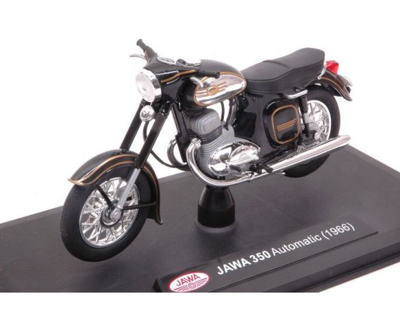 Abrex ABM002F MOTO JAWA 350 AUTOMATIC 1966 BLACK 1:18 Modellino