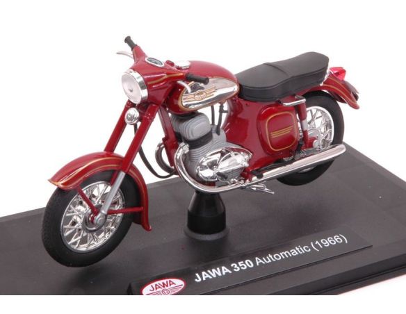 Abrex ABM002 MOTO JAWA 350 AUTOMATIC 1966 RED 1:18 Modellino