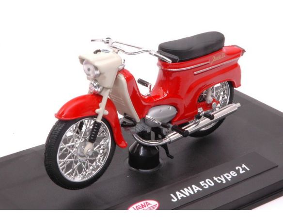 Abrex ABM011C SCOOTER JAWA 50 TYPE 21 RED 1:18 Modellino