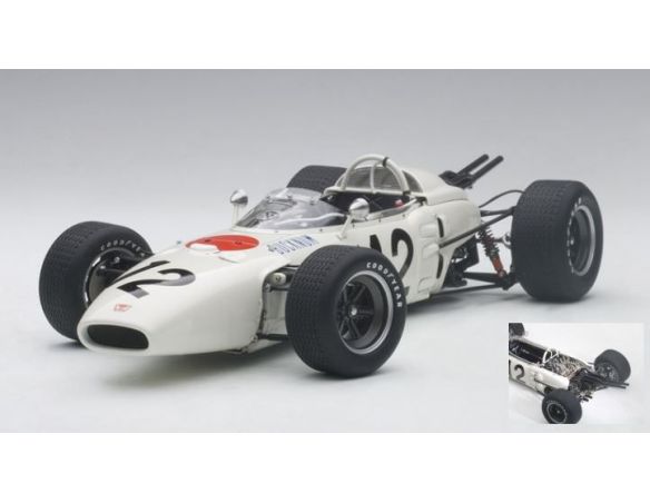 AUTOART AA86598 HONDA RA272 R.BUCKNUM 1965 N.12 5th MEXICO GP 1:18 Modellino