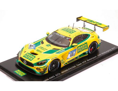 Spark Model SG317 MERCEDES GT3  N.48 14th NURBURGR.'17 HEYER-SCHNEIDER-DONTJE-ASSENH.1:43 Modellino