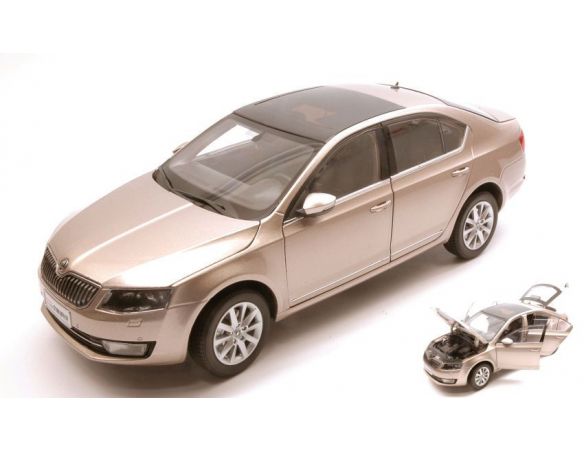 Abrex AB18026YO SKODA OCTAVIA III 2014 GOLD METALLIC 1:18 Modellino